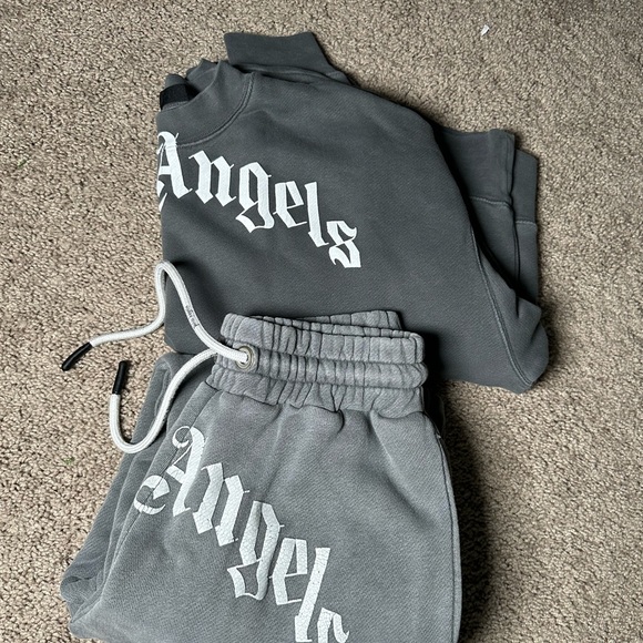 Palm Angels Curved Logo Sweatpants BRAND NEW - Picture 7 of 7